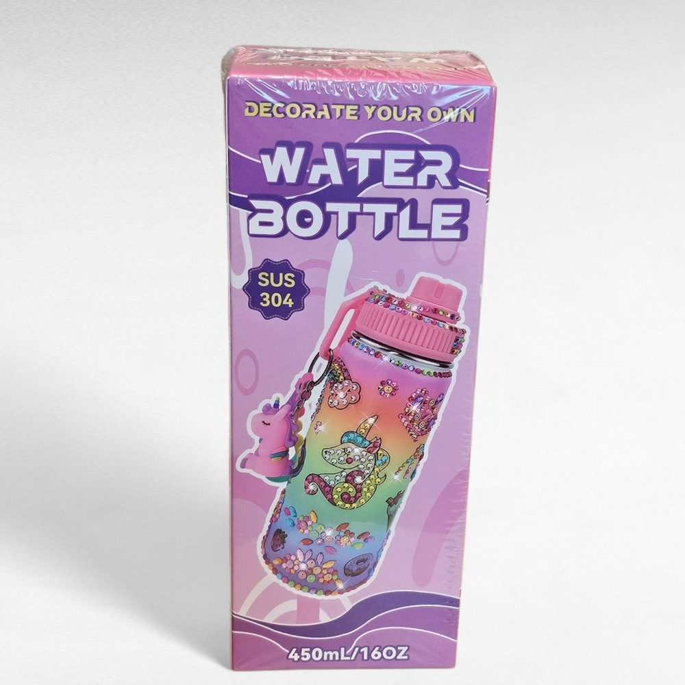 Unicorn Water Bottle Decorate Your Own Water Bottle Craft Kit